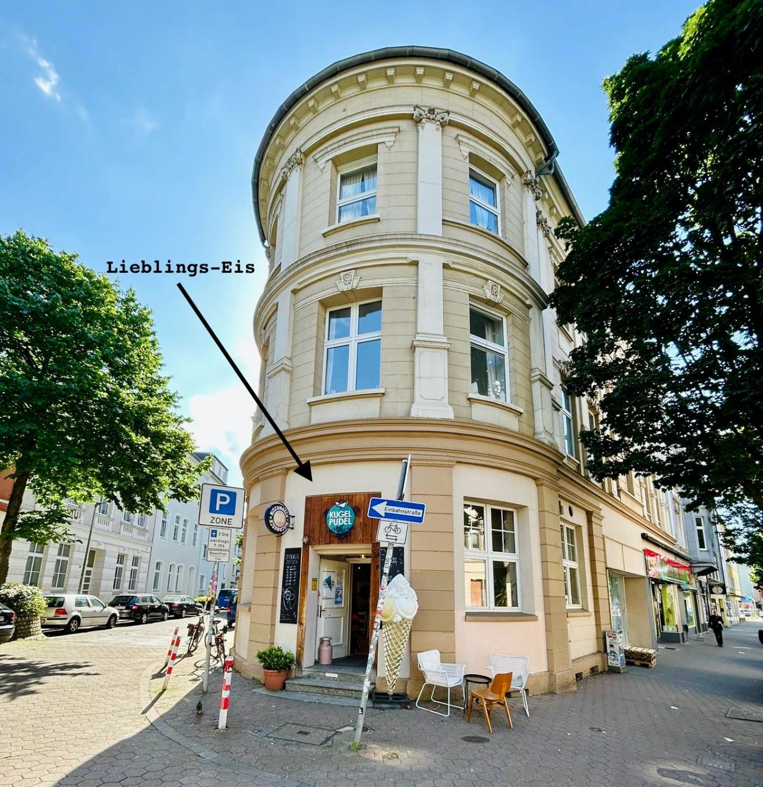 Feelslikehome - Urbane Altbauwohnung Mit Dachterasse& Parkplatz Bochum Buitenkant foto